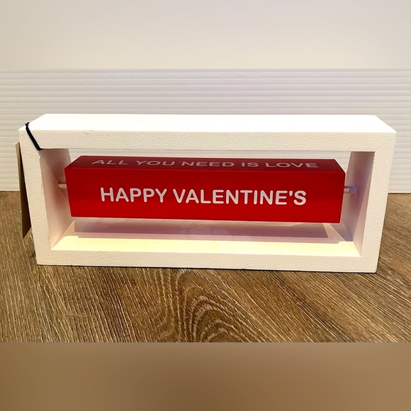 ❤️❤️ Cute Multi-Saying Wooden Block- NWT - Picture 1 of 7